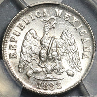 1888-Go PCGS MS 66 Mexico 10 Centavos Guanajuato Mint State POP 1/0 (21010603C)