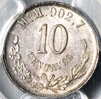1890-Mo PCGS MS 65 Mexico 10 Centavos Mint State Silver Coin POP 1/1 (23032701D)