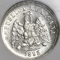 1895-Ga NGC MS 66 Mexico 10 Centavos Guadalajara Mint State 80K POP 1/0 (19102003C)