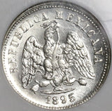 1895-Ga NGC MS 66 Mexico 10 Centavos Guadalajara Mint State 80K POP 1/0 (19102003C)