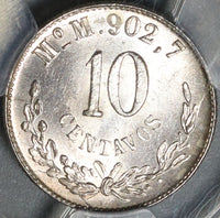 1904-Mo NGC MS 65 Mexico 10 Centavos Silver Coin POP 1/0 (20022302C)