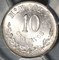 1904-Mo NGC MS 65 Mexico 10 Centavos Silver Coin POP 1/0 (20022302C)