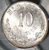 1904-Mo NGC MS 65 Mexico 10 Centavos Silver Coin POP 1/0 (20022302C)
