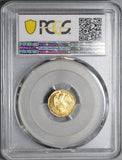 1836/4-Do PCGS MS 62+ Mexico Gold 1/2 Escudo Rare Durango Mint Coin (19091701C)