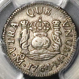 1764 PCGS XF 45 Mexico 1/2 Real Charles III Spain Colony Pirate Coin (22101602C)