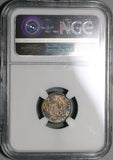 1794 NGC F 15 Mexico 1/2 Real Spain Pillars Colonial Silver Coin (20062402C)