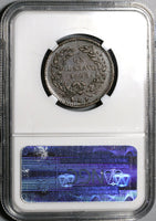 1863 NGC AU 50 Mexico 1 Centavo San Luis Potosi 1st Decimal Coin (20081903C)