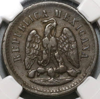 1891-Do NGC VF 30 Mexico 1 Centavo Durango Mint Rare Coin POP 1/0 (19122802C)