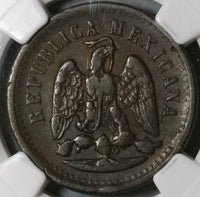 1891-Do NGC VF 30 Mexico 1 Centavo Durango Mint Rare Coin POP 1/0 (19122802C)