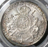 1866-Pi PCGS AU Det Mexico Peso Maximilian Rare Potosi Mint Silver Coin (22072601C)