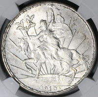 1910 NGC MS 63 Mexico Peso Mint State Caballito Horse Silver Coin (20091601D)