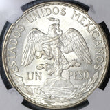 1913 NGC MS 62 Mexico Peso Mint State Caballito Horse Silver Coin (20111503C)