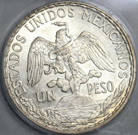 1913 ICG MS 62 Mexico Peso Mint State Caballito Horse Silver Coin (20091403D)