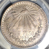 1920/10 PCGS XF 45 Mexico 1 Peso Scarce Overdate Silver Coin (20030701C)