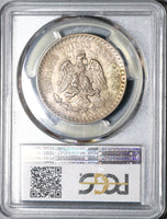 1920/10 PCGS XF 45 Mexico 1 Peso Scarce Overdate Silver Coin (20030701C)