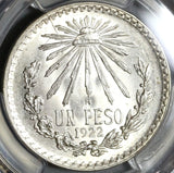 1922 PCGS MS 64 Mexico Un Peso Silver Mint State Coin (20053102C)