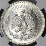 1925 NGC MS 65 Mexico 1 UN Peso Silver Eagle Snake GEM Mint State Coin (22020202C)