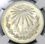 1927 NGC MS 64 Mexico 1 Peso Silver Key Date Mint State Coin (19111204C)