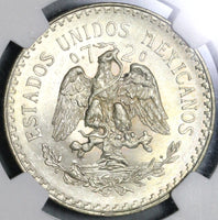 1927 NGC MS 64 Mexico 1 Peso Silver Key Date Mint State Coin (19111204C)