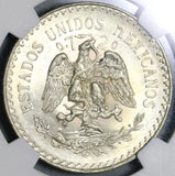 1927 NGC MS 64 Mexico 1 Peso Silver Key Date Mint State Coin (19111204C)