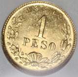 1888-Cn NGC MS 63 Mexico Gold 1 Peso Coin Culiacan Mint State (19102401C)