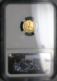 1894-Mo NGC MS 63 Mexico Gold 1 Peso Mint State Coin (22012603C)