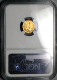 1900/800-Go NGC MS 62 Mexico Gold 1 Peso Guanajuato Mint 864 Coins POP 4/3 (23032902C)