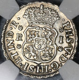 1746-Mo NGC MS 62 Mexico 1 Real Philip V Silver Colonial Spain Mint State Coin (20110201C)