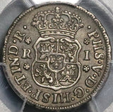 1746-Mo PCGS XF Mexico 1 Real Philip V Silver Colonial Spain Coin (22101605C)