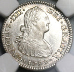 1799 NGC MS 63 Mexico 1 Real Colonial Spain Silver Coin POP 4/1 (20072002D)