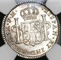 1799 NGC MS 63 Mexico 1 Real Colonial Spain Silver Coin POP 4/1 (20072002D)
