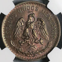 1921 NGC MS 64 BN Mexico 2 Centavos Mint State Coin (22070402C)