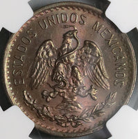 1921 NGC MS 64 BN Mexico 2 Centavos Mint State Coin (22070402C)