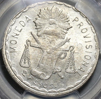 1915 PCGS MS 63 Oaxaca 2 Pesos Mexico Revolution Silver 7th Bust Coin POP 3/1 (20112801C)