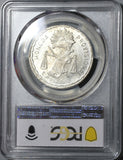 1915 PCGS MS 63 Oaxaca 2 Pesos Mexico Revolution Silver 7th Bust Coin POP 3/1 (20112801C)