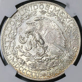 1921 NGC AU 58 Mexico 2 Dos Pesos Independence Centennial Silver Coin (22011902C