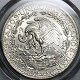 1921 PCGS MS 62 Mexico 2 Dos Pesos Independence Centennial Silver Coin (22011401D)