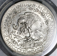 1921 PCGS MS 62 Mexico 2 Dos Pesos Independence Centennial Silver Coin (22011401D)
