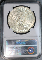 1921 NGC MS 62 Mexico 2 Dos Pesos Independence Centennial Silver Coin (19091203C)