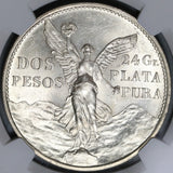 1921 NGC MS 63 Mexico 2 Dos Pesos Independence Centennial Silver Coin (20122801D)