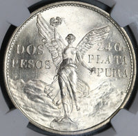 1921 NGC MS 63 Mexico 2 Dos Pesos Independence Centennial Silver Coin (20122801D)