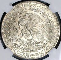 1921 NGC MS 63 Mexico 2 Dos Pesos Independence Centennial Silver Coin (20122801D)