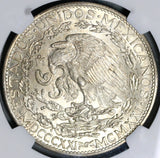 1921 NGC MS 63 Mexico 2 Dos Pesos Independence Centennial Silver Coin (20122801D)