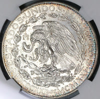 1921 NGC MS 63 Mexico 2 Dos Pesos Independence Centennial Silver Coin (21071301C