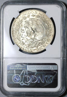 1921 NGC MS 63 Mexico 2 Dos Pesos Independence Centennial Silver Coin (21020304C)