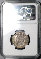 1768 NGC XF 40 Mexico 2 Reales Charles III Pillars Globes Silver Coin POP 1/1 (20092402C)