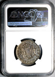 1773 NGC AU 58 Mexico 2 Reales Charles III Spain Colony Silver Portrait POP 1/4 Coin (21121103C)