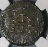 1813 NGC AU Mexico Oaxaca Sud 2 Reales Morelos War Independence Coin (22113004C)