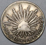 1826-Mo Mexico 2 Reales First Republic Silver Coin (22050204R)