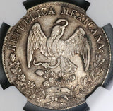 1844-Do NGC XF 40 Mexico 2 Reales Durango Cap Rays Silver Coin POP 1/0 (22042702C)